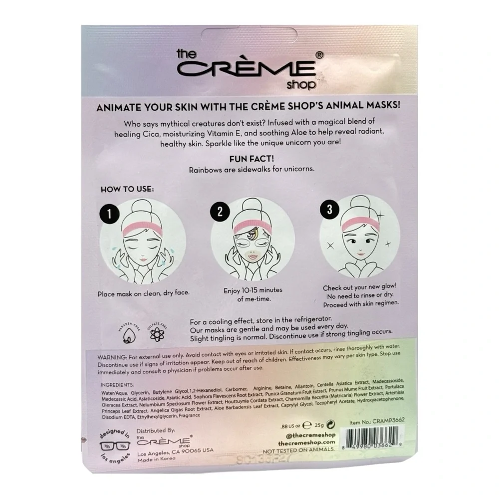 The Crème Shop Face 3 Set Mask Set